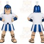 Blue Gladiator Mascot Costume