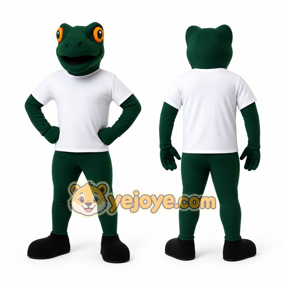 Green Frog Mascot Costume Green Frog Mascot Costume