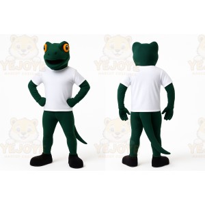 Green Frog Mascot Costume