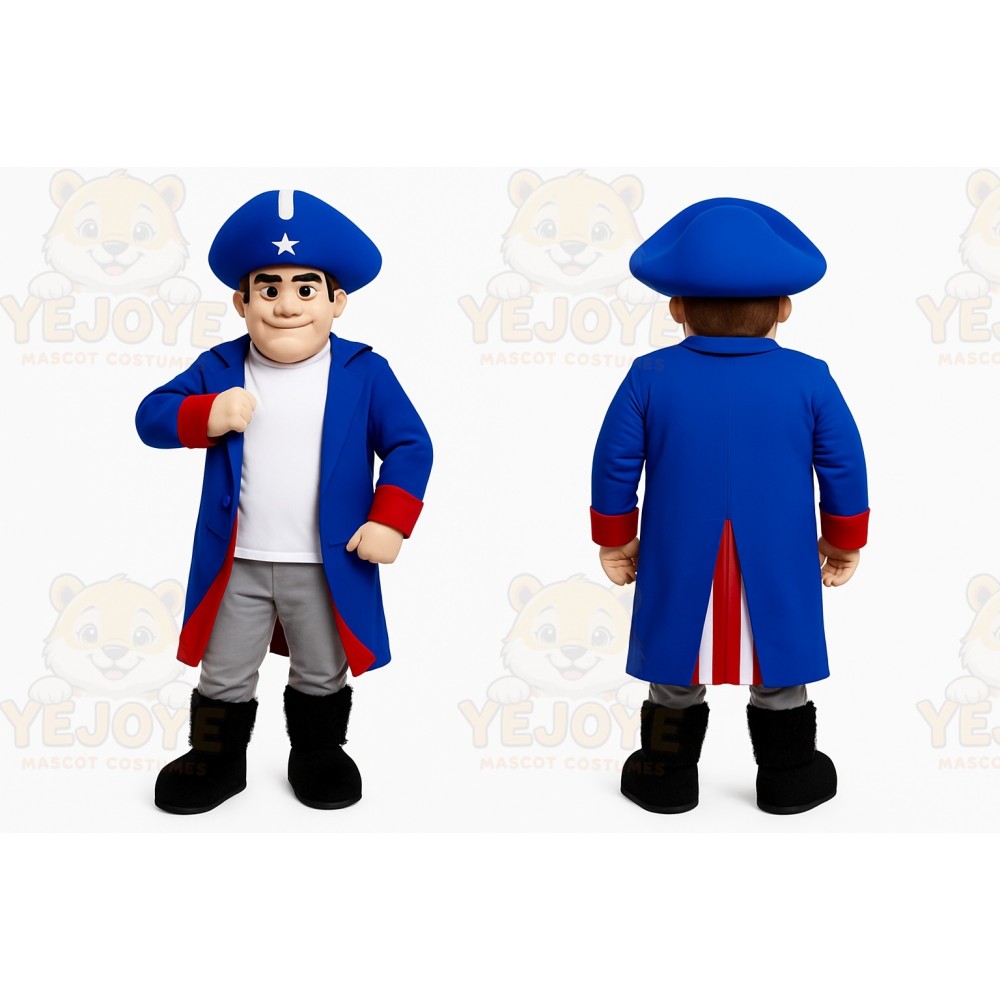 Blue Character Mascot Costume