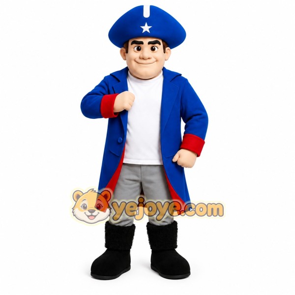 Blue Character Mascot Costume