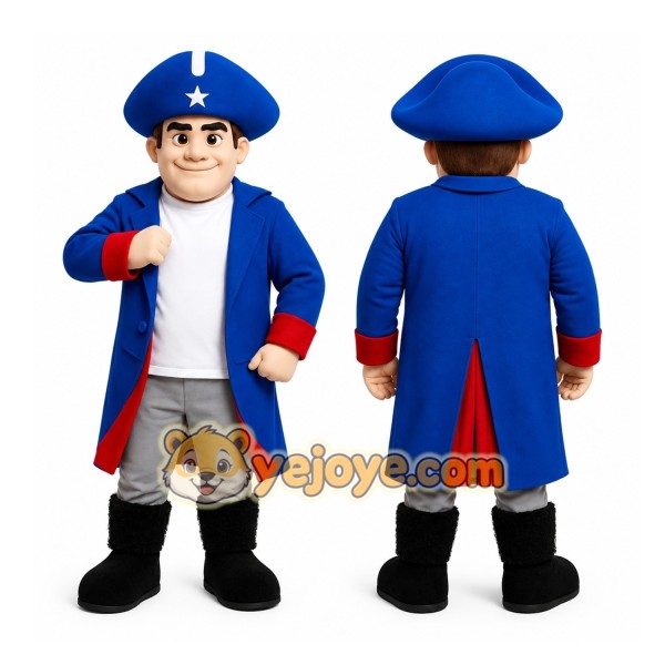 Blue Character Mascot Costume