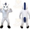 White Unicorn Mascot Costume