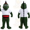 Green Dinosaur Mascot Costume