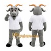 Gray Goat Mascot Costume Gray Goat Mascot Costume