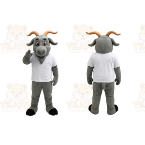 Gray Goat Mascot Costume