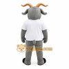 Gray Goat Mascot Costume Gray Goat Mascot Costume