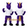 Purple Horse Mascot Costume Purple Horse Mascot Costume