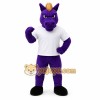 Purple Horse Mascot Costume Purple Horse Mascot Costume