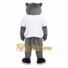 Gray Bear Mascot Costume Gray Bear Mascot Costume