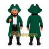 Green Pirate Mascot Costume Green Pirate Mascot Costume