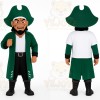 Green Pirate Mascot Costume