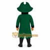Green Pirate Mascot Costume Green Pirate Mascot Costume