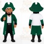 Green Pirate Mascot Costume