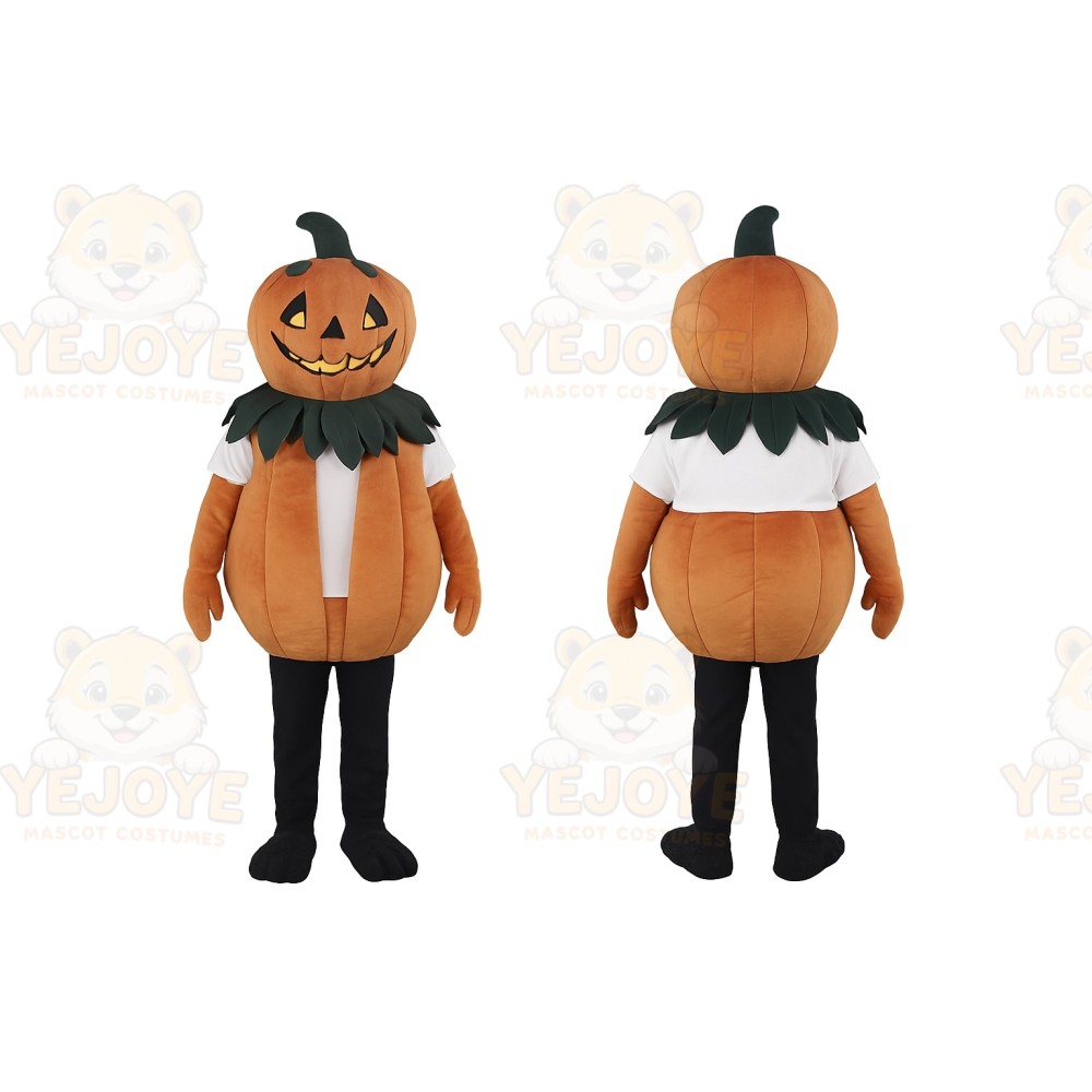 Orange Pumpkin Mascot Costume