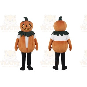 Orange Pumpkin Mascot Costume