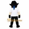 Black Pirate Mascot Costume Black Pirate Mascot Costume