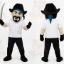 Black Pirate Mascot Costume