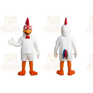 White Chicken Mascot Costume