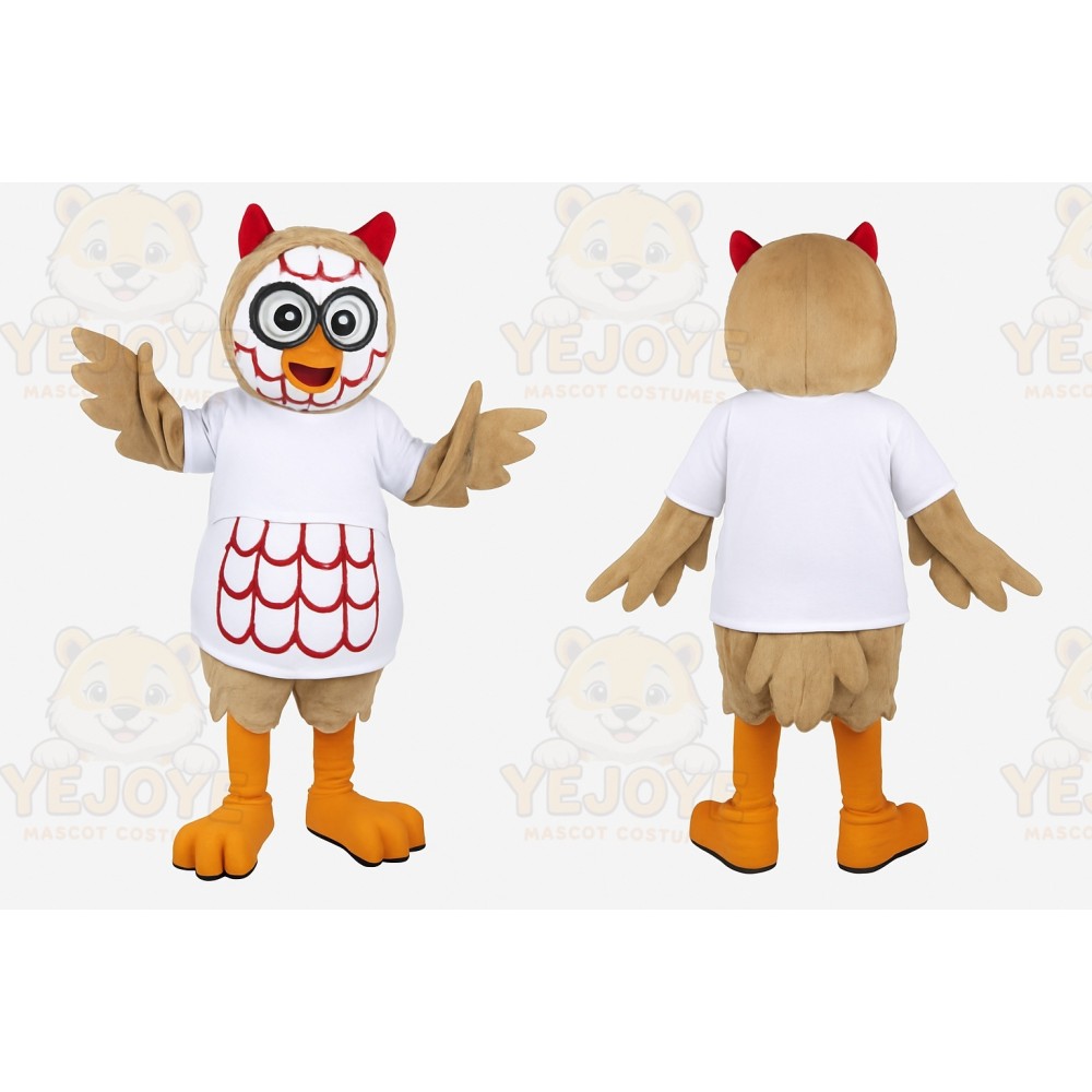 Brown Owl Mascot Costume