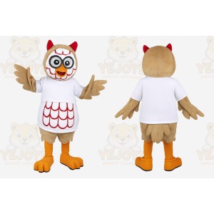 Brown Owl Mascot Costume