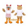 Brown Owl Mascot Costume