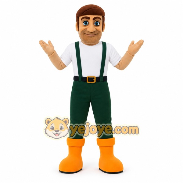 Green Character Mascot Costume