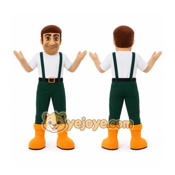 Green Character Mascot Costume