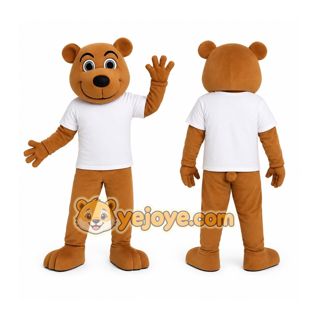 Brown Bear Mascot Costume Brown Bear Mascot Costume