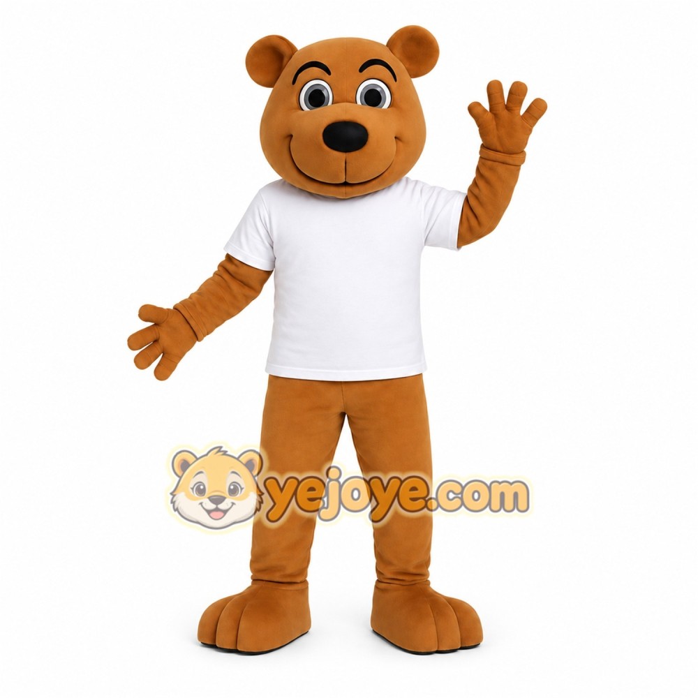Brown Bear Mascot Costume Brown Bear Mascot Costume