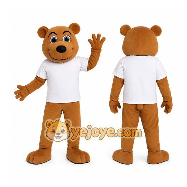 Brown Bear Mascot Costume