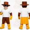 Brown Character Mascot Costume