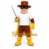 Brown Character Mascot Costume Brown Character Mascot Costume