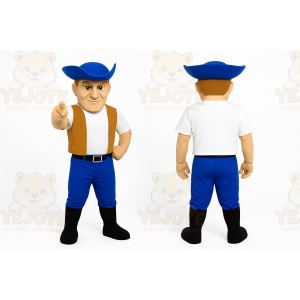 Blue Character Mascot Costume