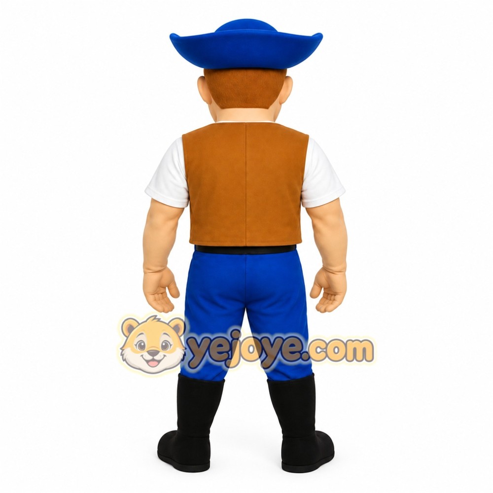 Blue Character Mascot Costume Blue Character Mascot Costume