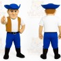 Blue Character Mascot Costume