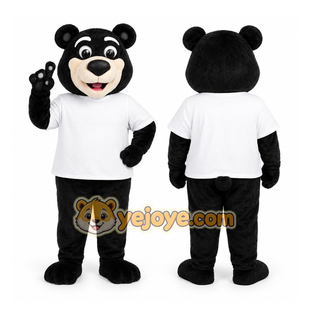 Black Bear Mascot Costume Black Bear Mascot Costume