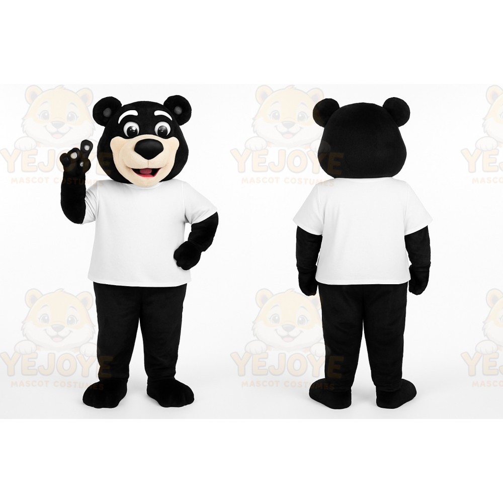 Black Bear Mascot Costume