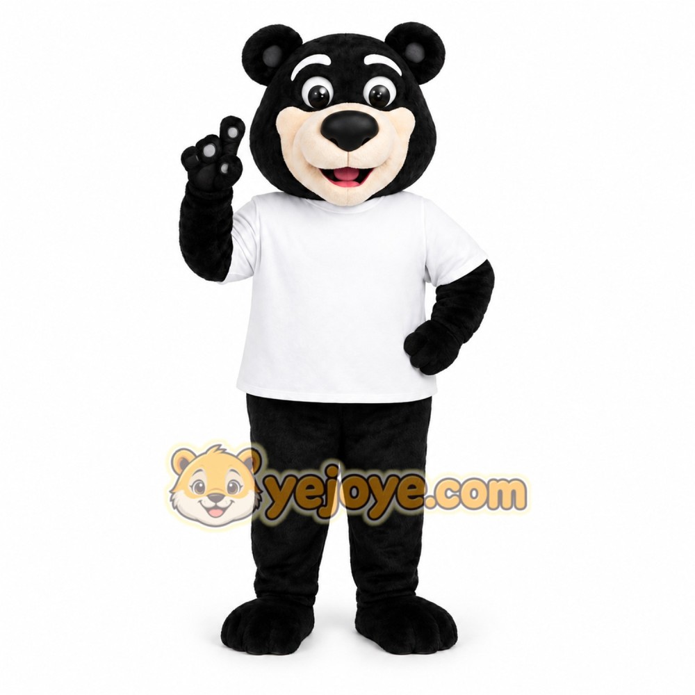 Black Bear Mascot Costume Black Bear Mascot Costume