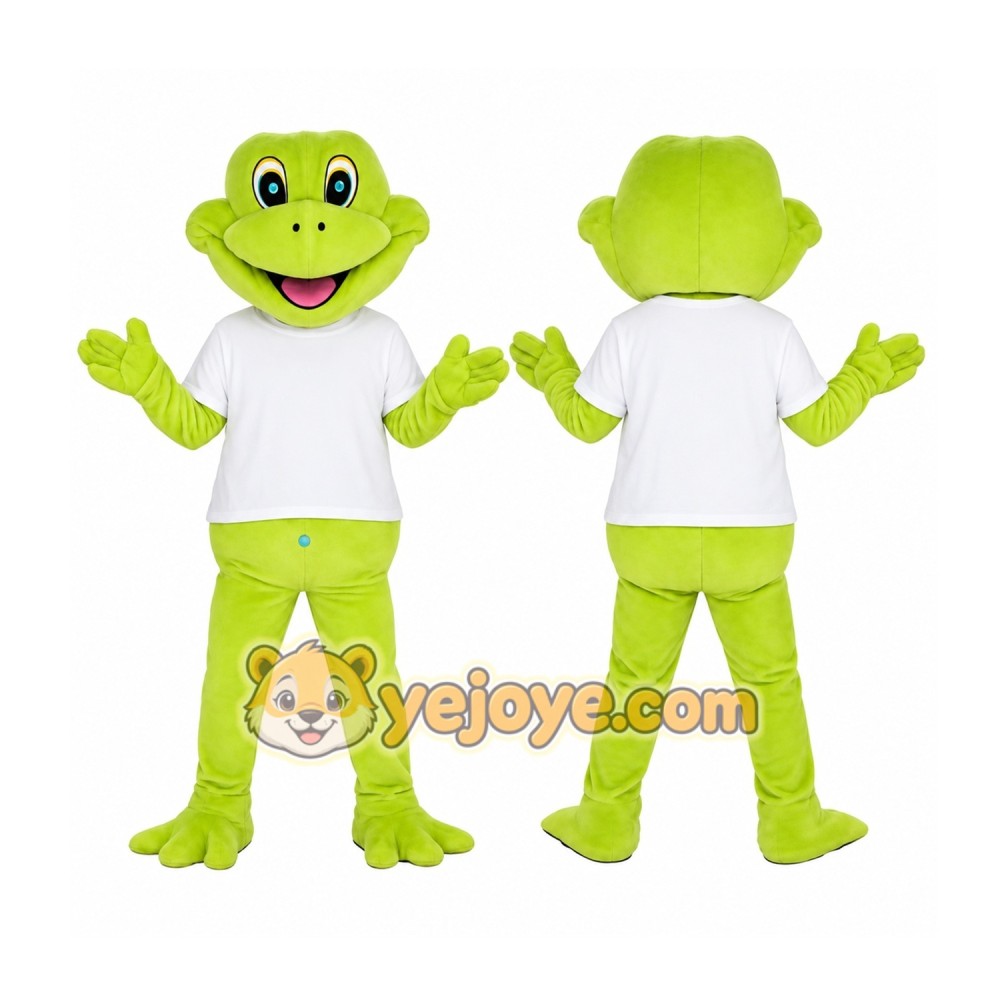 Green Frog Mascot Costume