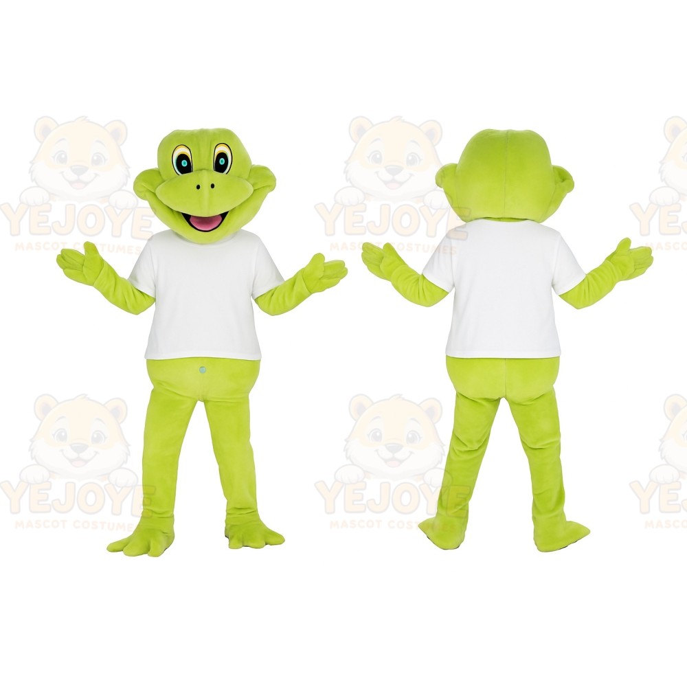 Green Frog Mascot Costume