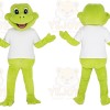 Green Frog Mascot Costume