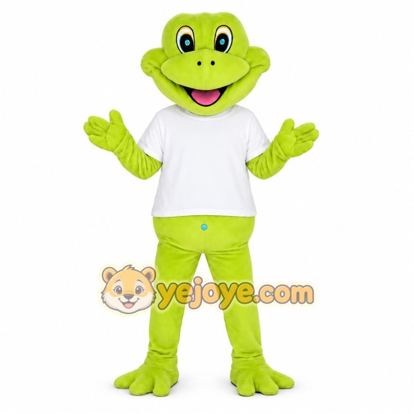 Green Frog Mascot Costume
