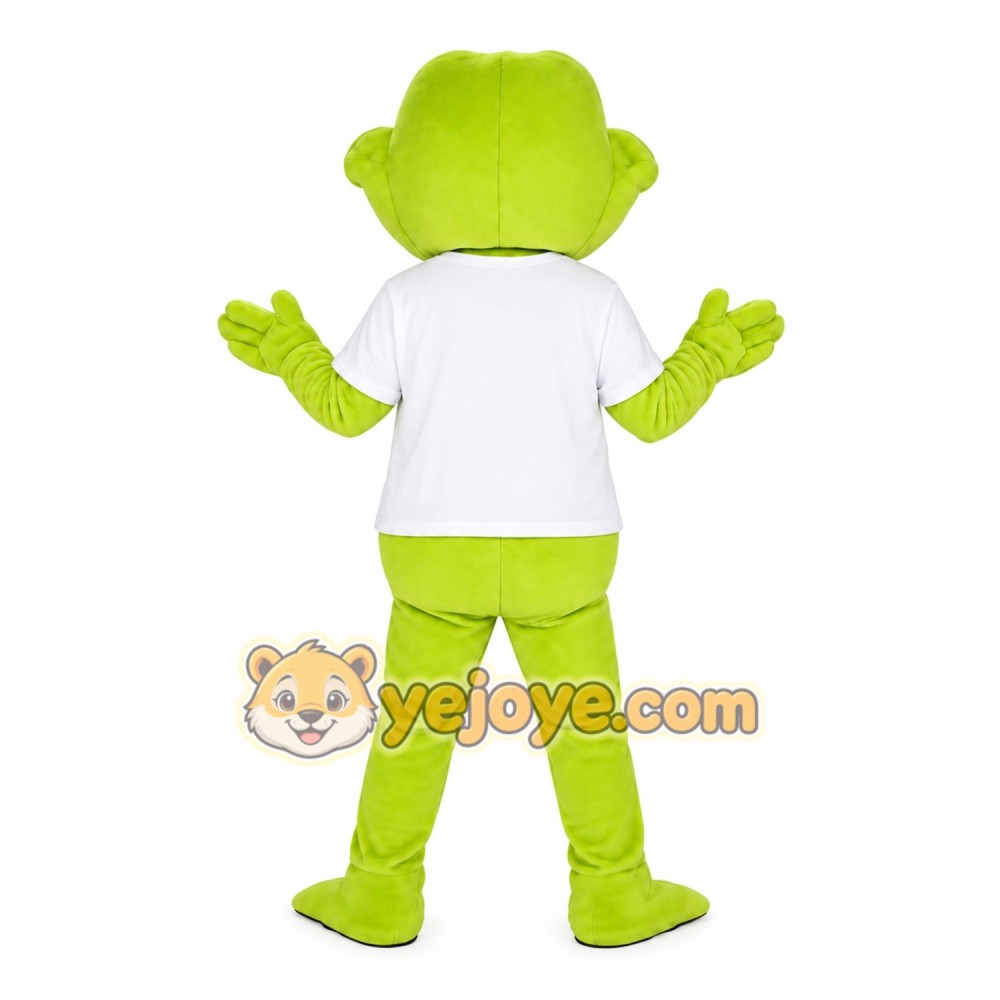 Green Frog Mascot Costume