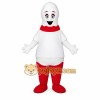 White and Red Character Mascot Costume White and Red Character Mascot Costume