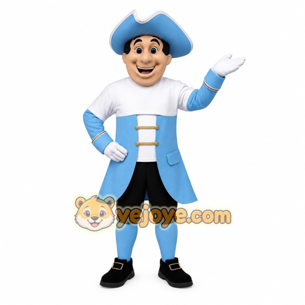 Blue Character Mascot Costume