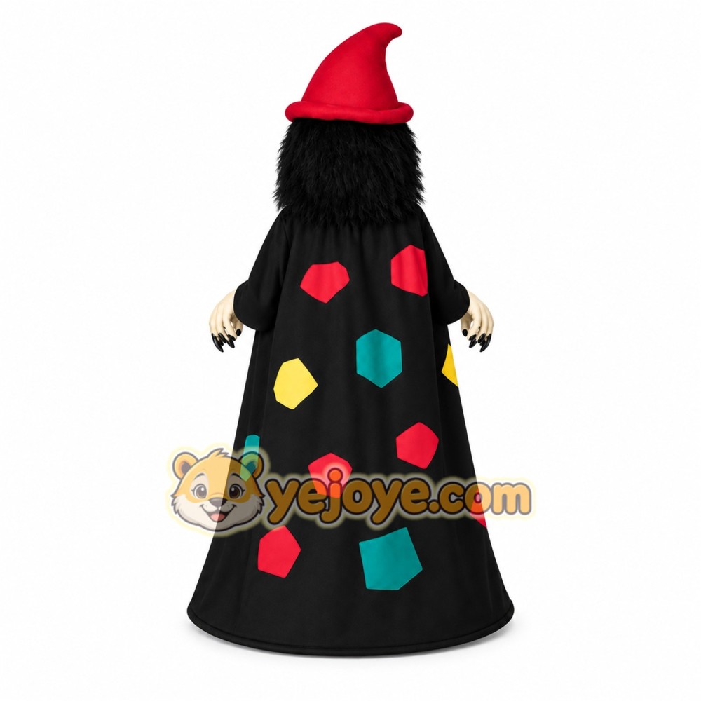 Black Witch Mascot Costume Black Witch Mascot Costume