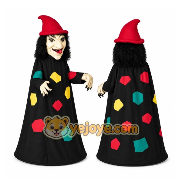 Black Witch Mascot Costume
