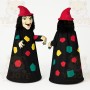 Black Witch Mascot Costume