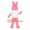 Pink Bunny Mascot Costume Pink Bunny Mascot Costume